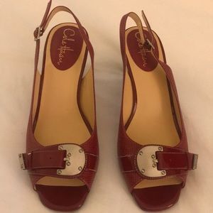 NEVER WORN Cole Haan Red Patent Leather Heel